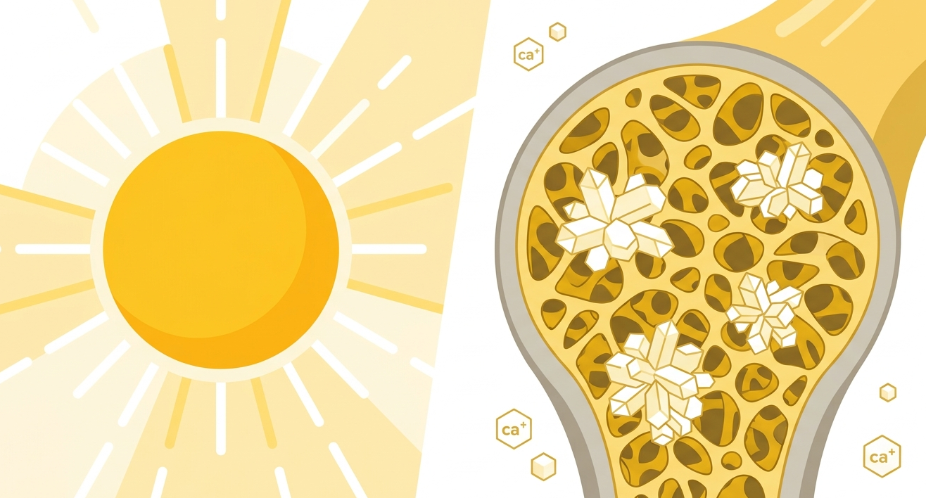 Vitamin D3 and K2 supplement combination